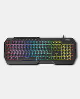 Pacote de jogos Kritic (teclado + mouse + pad + fones de ouvido)