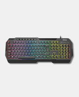 Pack gaming Kenta (teclado+ratón+alfombrilla+auriculares)