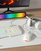 Pack gaming Kenta (teclado+ratón+alfombrilla+auriculares)