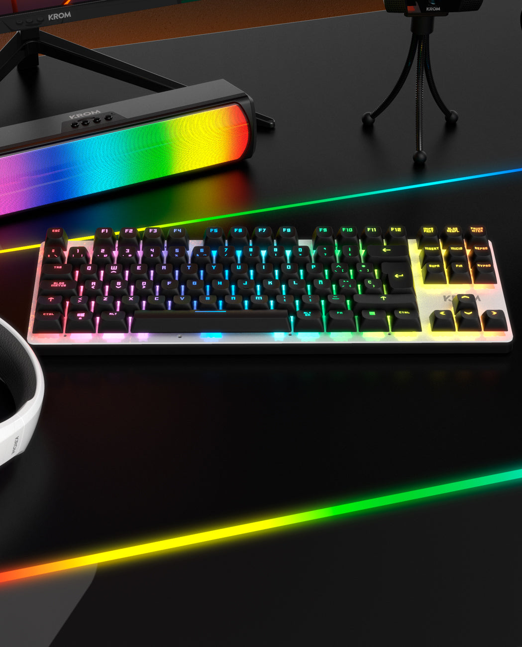 Teclado Mec nico Wireless Kernel PRO Hot Swap Krom Gaming Store Teclado mec nico wireless kernel pro hot swap krom gaming store